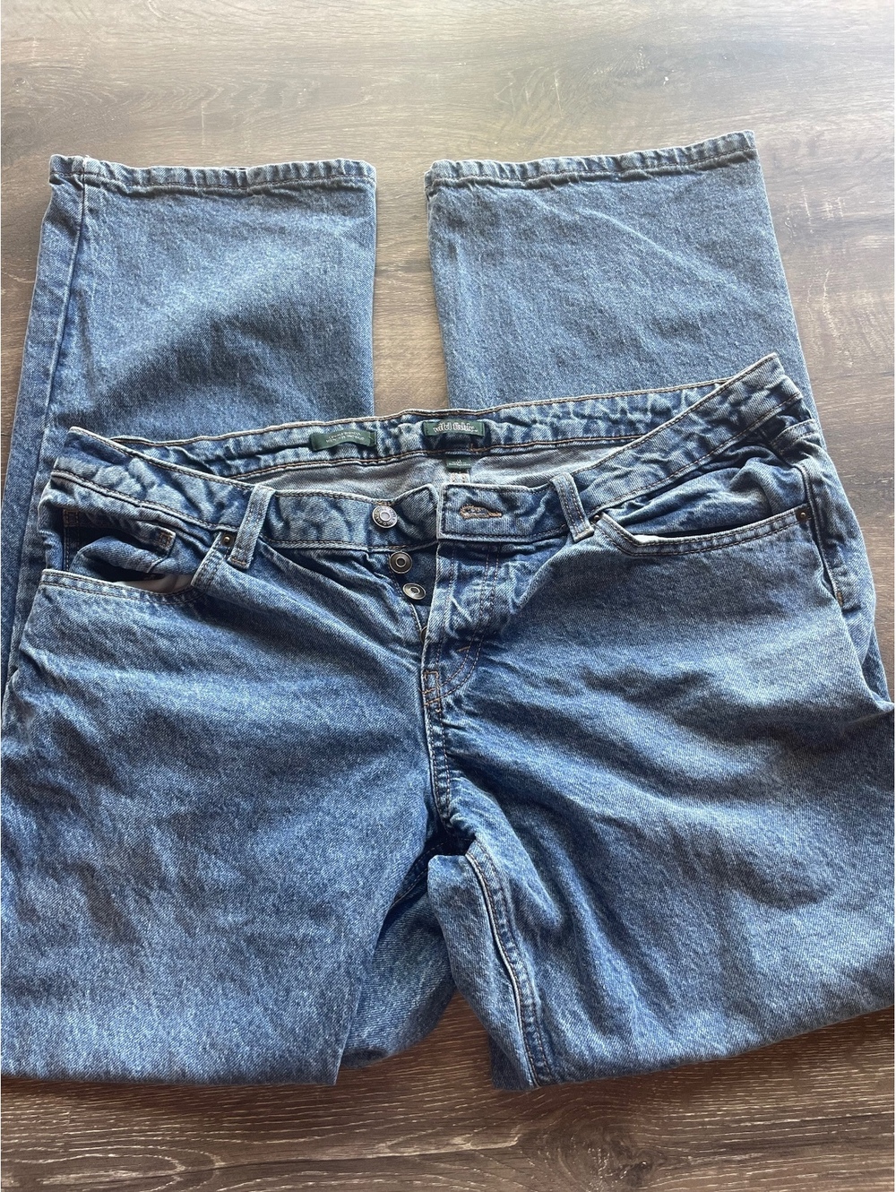 Old Navy Women's Blue Flared Denim Jeans Size 28 Waist